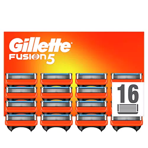Gillette Fusion5 Lamette da Barba, 16 Ricambi da 5 Lame