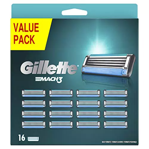 Gillette Mach 3 Lamette da Barba per Rasoio manuale uomo