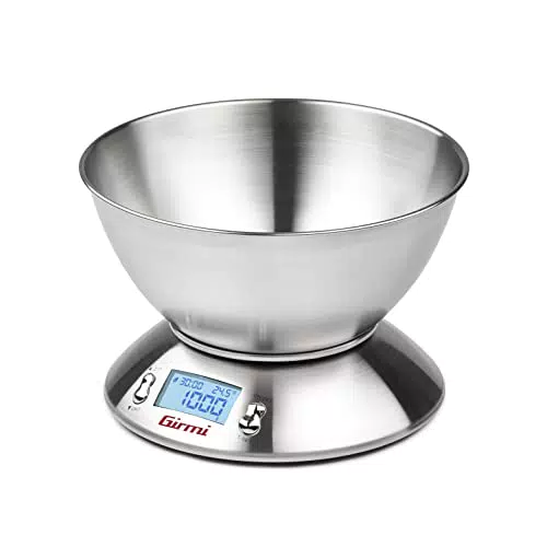 Girmi PS85 Bilancia Elettronica da Cucina, 1 g - 5 kg
