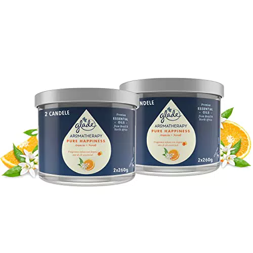 Glade Aromatherapy Candele, Fragranza Pure Happiness