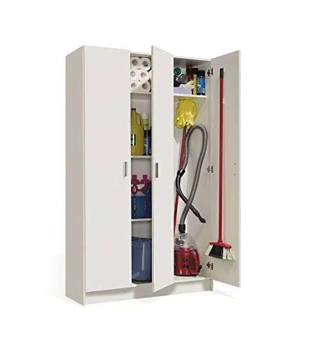 Habitdesign Mobile Multiuso Tutto in Laminato, 3 ante