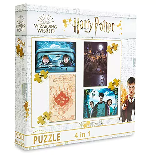 Harry Potter Puzzle 1000 Pezzi & 4 Puzzle 250 Pezzi