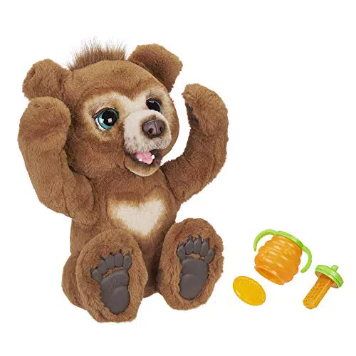 Hasbro FurReal - Cubby, il mio Orsetto Curioso, Cucciolo di Peluche Interattivo