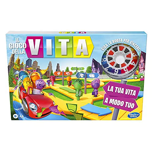 Hasbro Gaming - Il Gioco della Vita, un Gioco Adatto a Tutta la Famiglia per 2-4 Giocatori