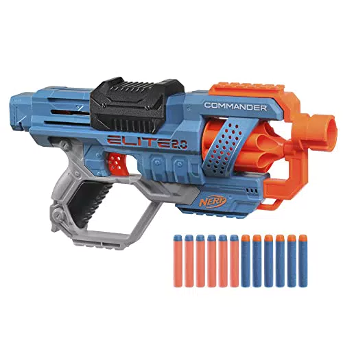 Hasbro Nerf Elite 2.0-Commander RD-6 ulticolore, 6.7 x 36.2 x 24.1 cm