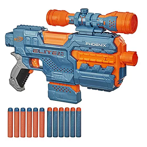 Hasbro Nerf Elite 2.0-Phoenix CS-6, E9961EU4, 4 batterie AA