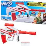 Hasbro Nerf Fortnite - B-AR, Blaster motorizzato con Caricatore da 10 dardi e Involucro Converge di Fortnite