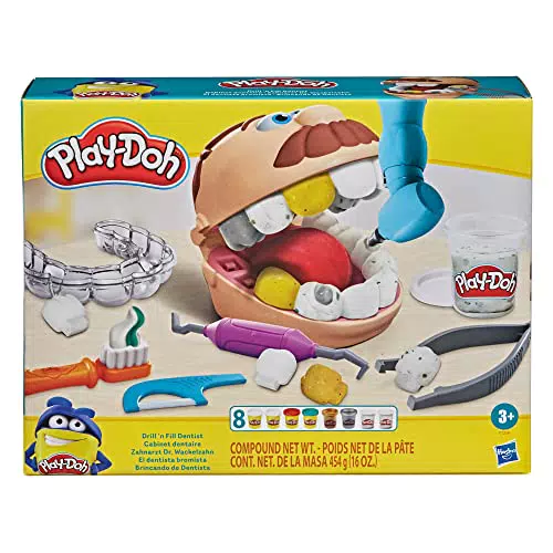 Hasbro Play-Doh Dottor Trapanino, Giocattolo per Bambini dai 3 Anni in Su