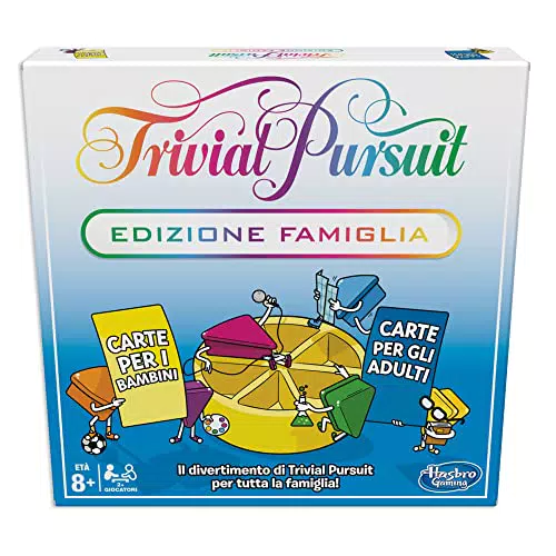 Hasbro Trivial Pursuit Edizione Famiglia, gioco da tavolo per serate in famiglia