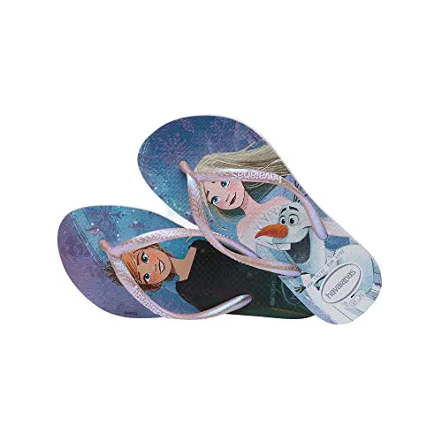 Havaianas Slim Frozen, Infradito Bambina, Viola, 33/