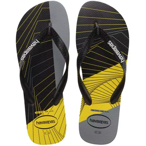 Havaianas Trend, Infradito Uomo, Giallo/Nero, 45/