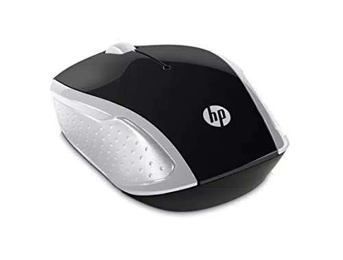 HP - PC 200 Mouse Wireless, Tecnologia LED Rosso, Laser fino a 1000 DPI