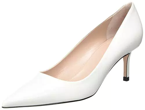 HUGO Ivy Pump 60-ccarpe con Tacco Donna, Bianco 100