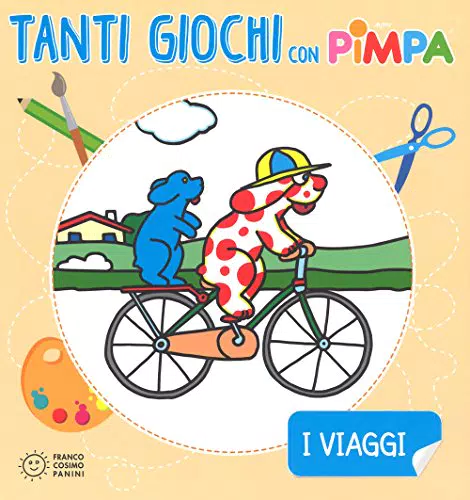 I viaggi. Tanti giochi con Pimpa. Ediz. a colori. Con Adesivi