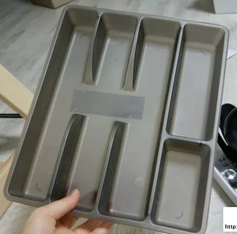 Ikea SMÄCKER Portaposate in Grigio