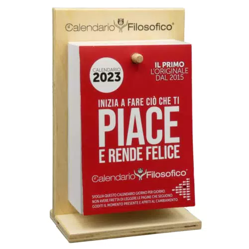 Il Calendario Filosofico 2023 con Supporto in Legno
