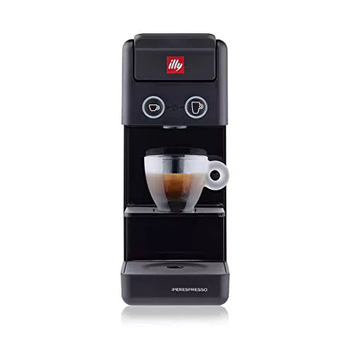 illy Caffèacchina da Caffè a Capsule Iperespresso Y3.3 Nera
