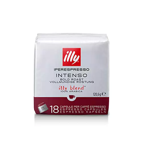 illy Capsule Caffè Iperespresso Tostato INTENSO, 6 Confezioni da 18 Capsule