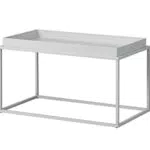 Inter Link Lounge H02 Tavolinoetallo, Grigio, 80 x 45 x 45