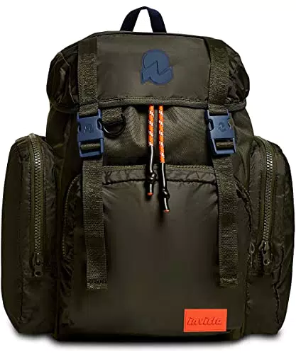 Invicta Zaino - URBAN X, Verde Militare - Tasca porta pc fino a 14'' - Lavoro e Tempo Libero