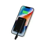 iWALK Mini Power Bank 9000mAh, Caricabatteria Portatile con Cavo Incorporato e Porta Di Ricarica USB-C
