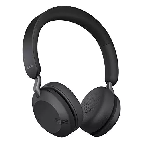 Jabra Elite 45h - Cuffie wireless on-ear compatte e pieghevoli - Fino a 50 ore di batteria - Tecnologia di chiamata a doppio microfono - nero titanio
