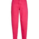 JACK & JONES Jjxx Jxlisbon Mom HW Jeans AKM Noos, Rosa Brillante
