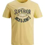 Jack & Jones S JJELOGO Tee SS O-Neck 2COL 21/22 Noos JR T-Shirtellow Giallo