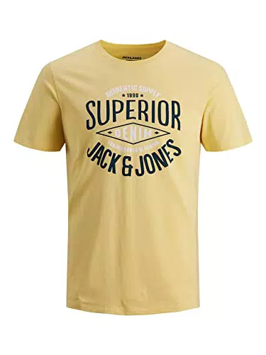 Jack & Jones S JJELOGO Tee SS O-Neck 2COL 21/22 Noos JR T-Shirtellow Giallo