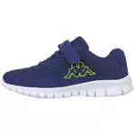 Kappa Follow K Unisex Kidscarpe, Blue Lime