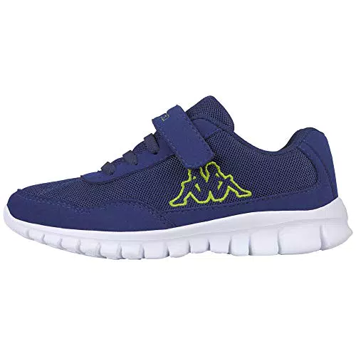Kappa Follow K Unisex Kidscarpe, Blue Lime