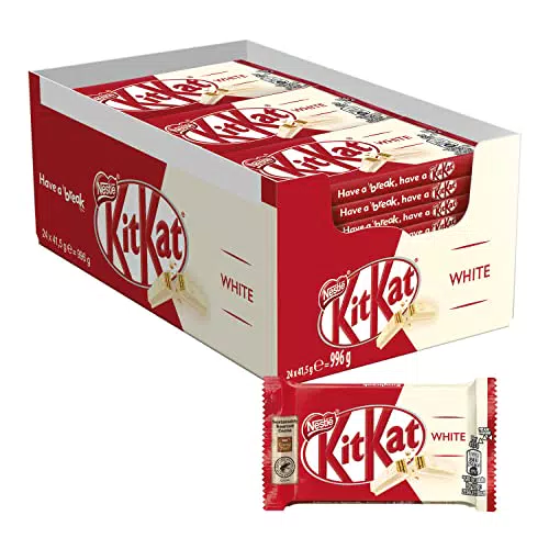 KitKat White Snack di Wafer ricoperto di Cioccolato Bianco