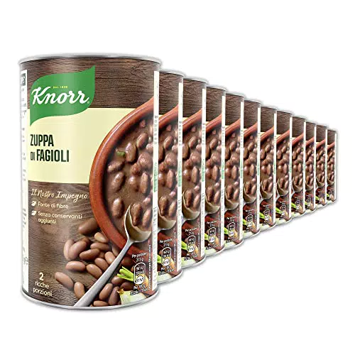 Knor Knorr Zuppa di Fagioliaxiformato, 12 pezzi