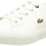 Lacoste GRIPSHOT 0121 1 Cuineakers Unisex-Bambini, Wht/Blk