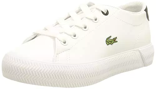 Lacoste GRIPSHOT 0121 1 Cuineakers Unisex-Bambini, Wht/Blk