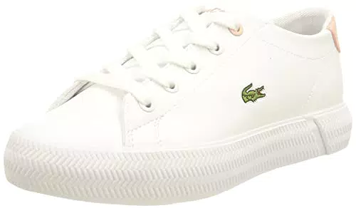 Lacoste GRIPSHOT 0121 1 Cuineakers Unisex-Bambini, Wht/Lt Pnk