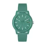 Lacoste Orologio Analogico al Quarzo da Uomo con Cinturino in Silicone Verde - 2011192