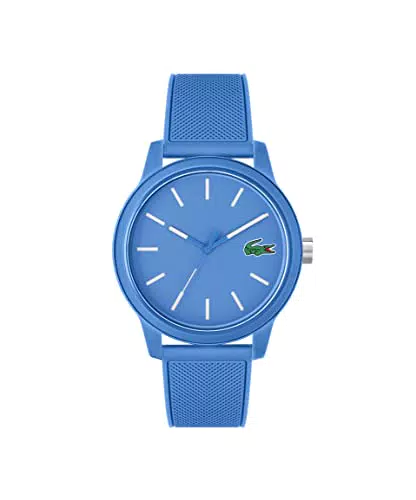 Lacoste Orologio Analogico al Quarzo da Uomo con Cinturino in Silicone Blu - 2011193