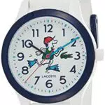 Lacoste Orologio Analogico al Quarzo Da Bambini con Cinturino in Silicone Bianco