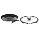 Lagostina Ingenio Essential Batteria di Padelle, 3 Pezzi