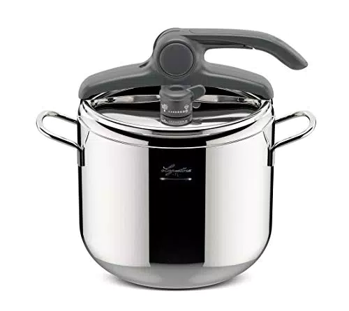 Lagostina Irradial Control Lagoeasy'UP Pentola a Pressione 7 L in Acciaio Inox 18/10 Ø 22 cm