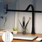 Lampada Led da Scrivania USBuckycow Lampada da Tavolo con Il Telecomando 3 Modalità Colore 10 Livello di Luminositàuce da Scrivania con Morsetto