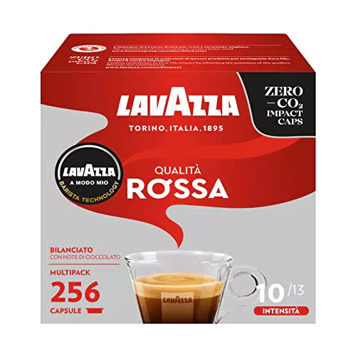 Lavazza, A Modo Mio Qualità Rossa, 256 Capsule Caffè