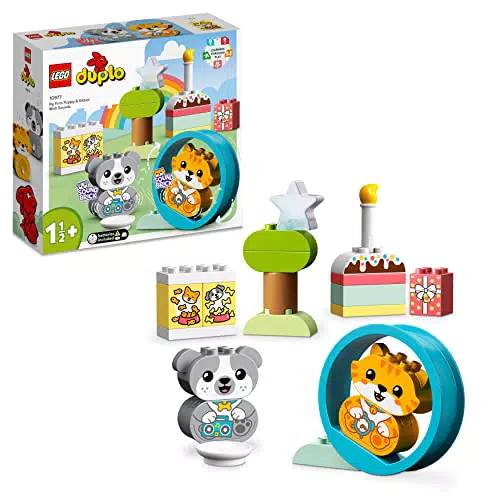 LEGO 10977 DUPLO Il Mio Primo Cagnolino e Gattino