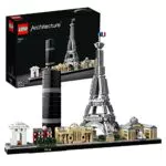 LEGO 21044 Architecture Parigi, con Torre Eiffel e Museo del Louvreodellismo Monumentiet da Collezione Skyline