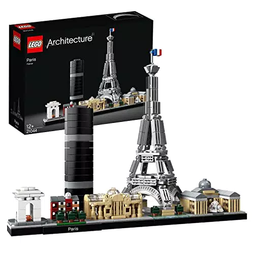 LEGO 21044 Architecture Parigi, con Torre Eiffel e Museo del Louvreodellismo Monumentiet da Collezione Skyline