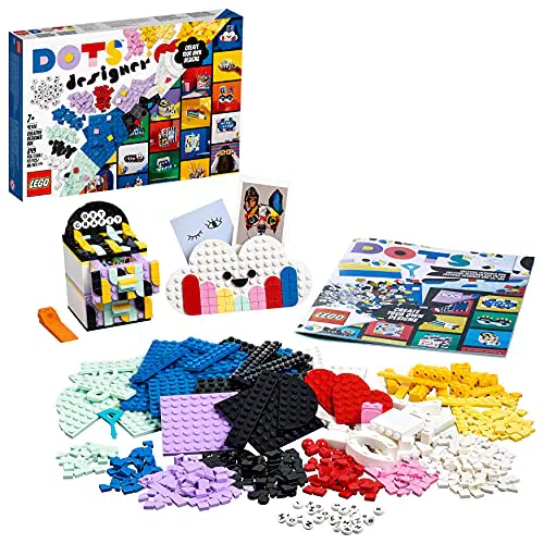 LEGO 41938 DOTS Designer Box Creativa, Kit Fai da Te per Bambini