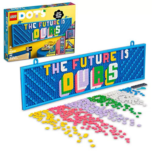 LEGO 41952 DOTS Bacheca Messaggi Grande, Decorazioni e Accessori per la Camera dei Bambiniavagna Personalizzabile