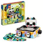 LEGO 41959 DOTS Il Simpatico Panda Portaoggettiet Scatola Fai da Te con Panda Giocattolo Portagioiecatola Portaoggetti