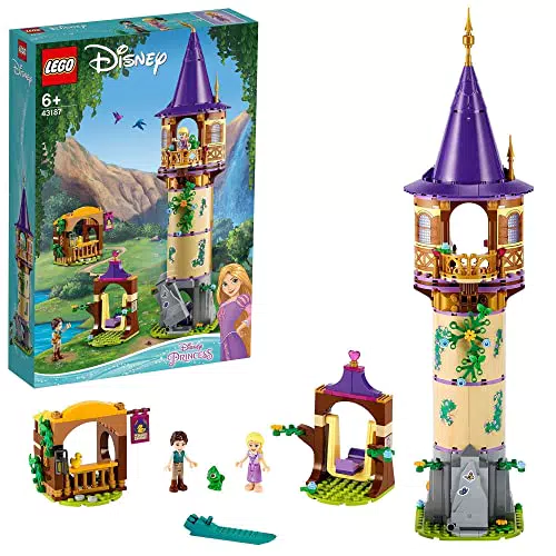LEGO 43187 Disney Princess La Torre di Rapunzelet Costruzioni con Mini Bamboline